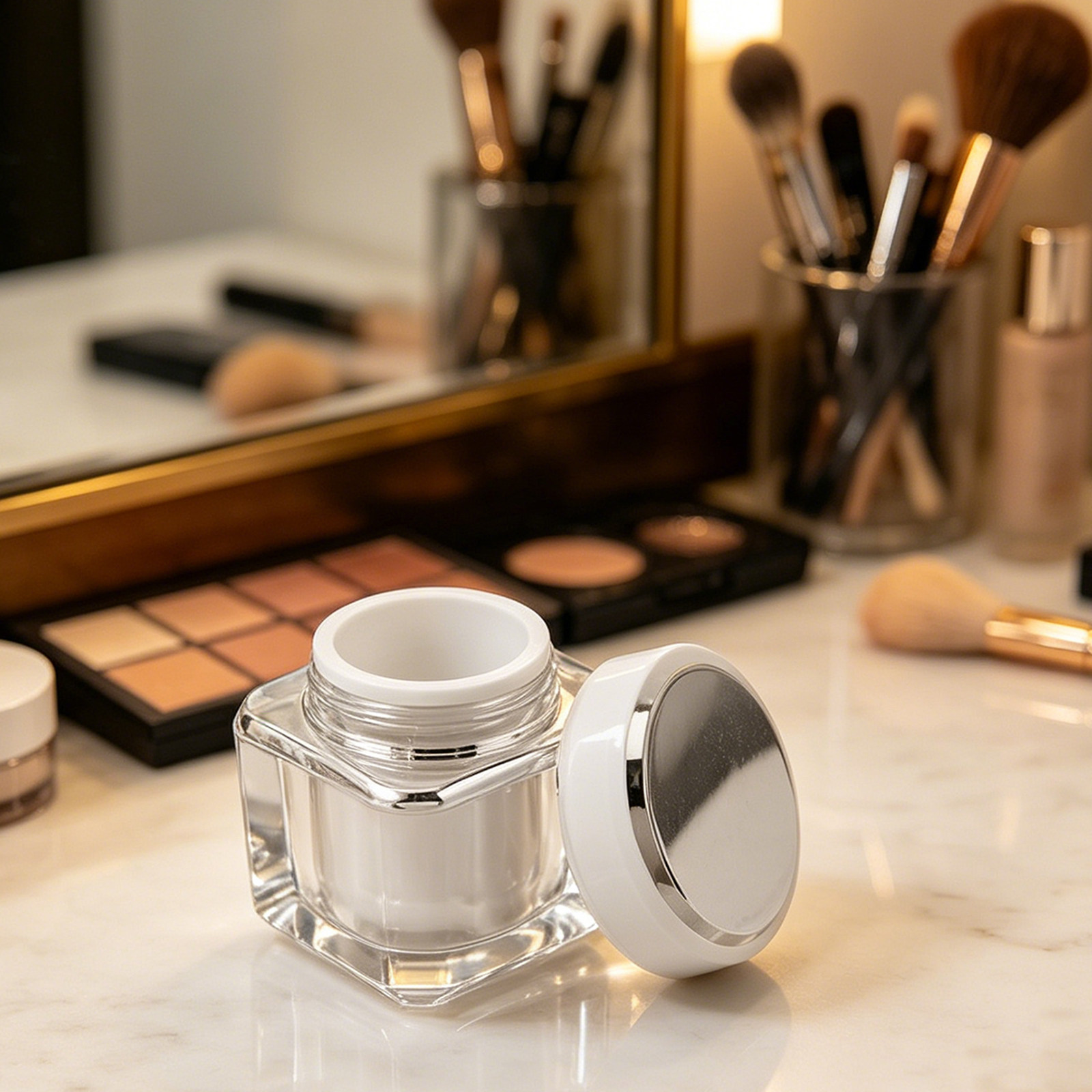 Luxury Skincare Packaging - 詰め替え可能な高級スキンケアボトルセット。エッセンシャルオイルやフェイスセラム用のガラス製ドロッパーボトル。プロフェッショナル向けパッケージ。30ml。