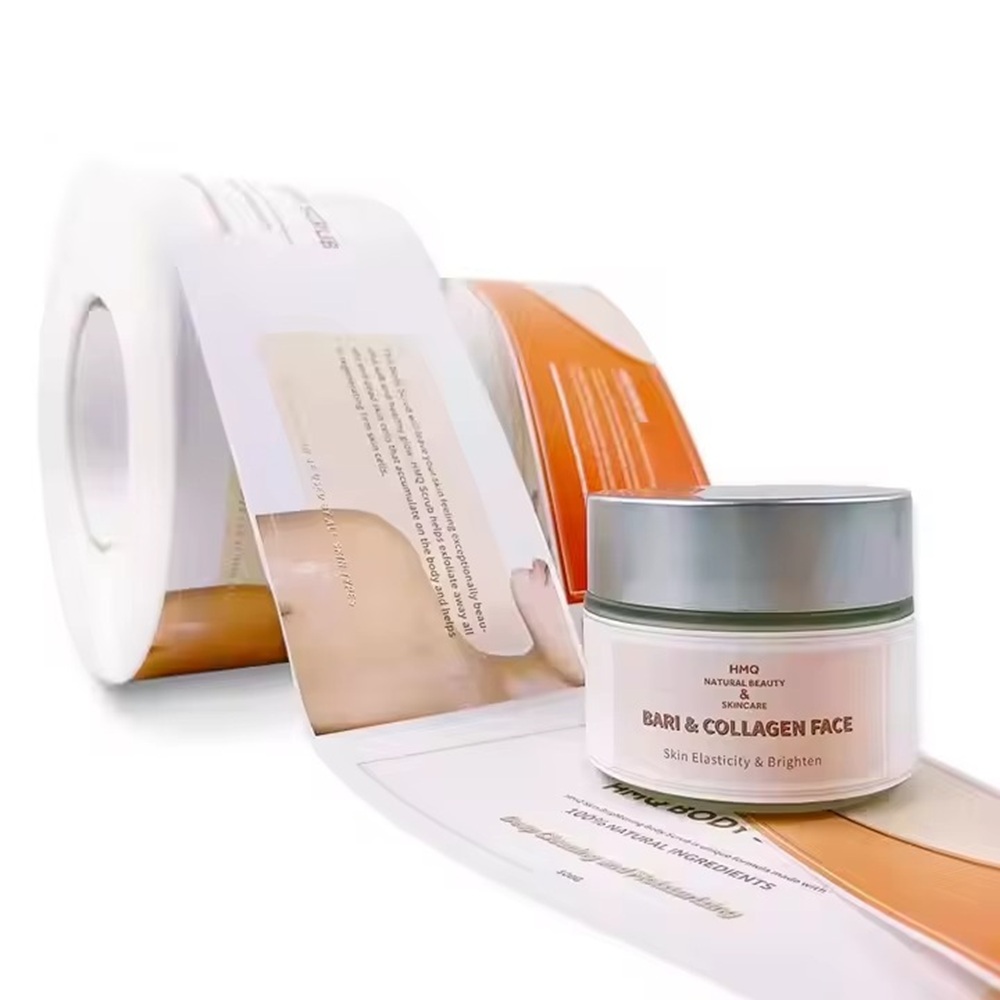カスタム高級ビニールラベル｜防水ロゴ印刷｜ロール化粧品瓶ステ - Luxury Skincare Logo のレビューと価格