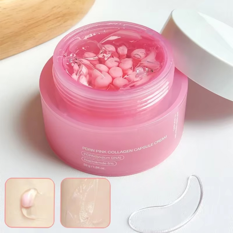 韓国製PDRNピンクコラーゲンカプセルクリーム（ナイアシンア - Luxury Skincare Brands のレビューと価格