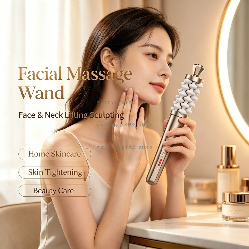顔と首のリフティング・スカルプティングマッサージワンド、高級 - Luxury Skincare Tools のレビューと価格