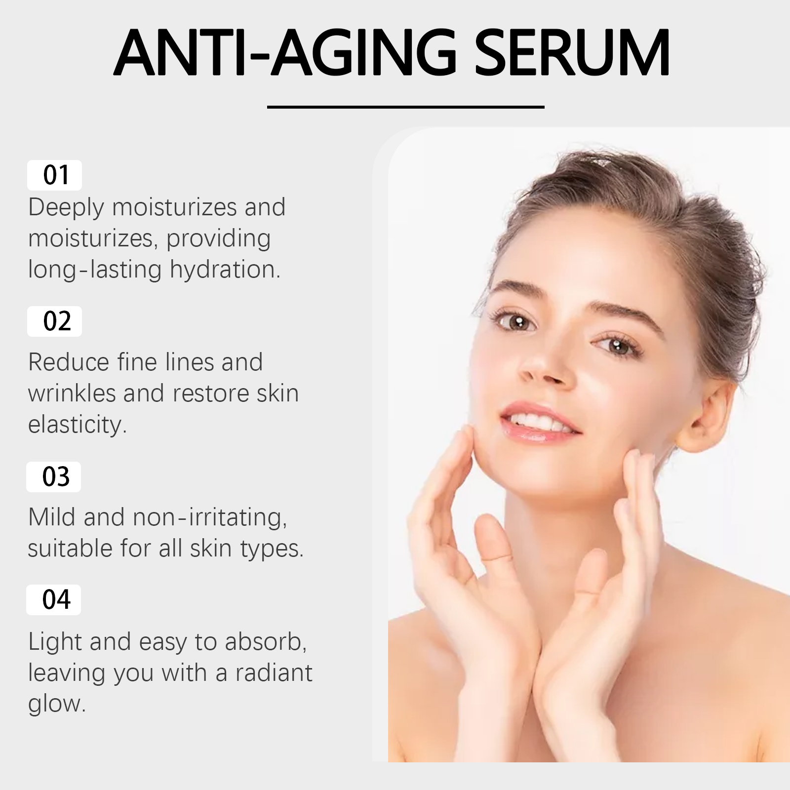 マイクロニードルローラー付き引き締めフェイシャルセラムセット - Luxury Skincare Brands のレビューと価格